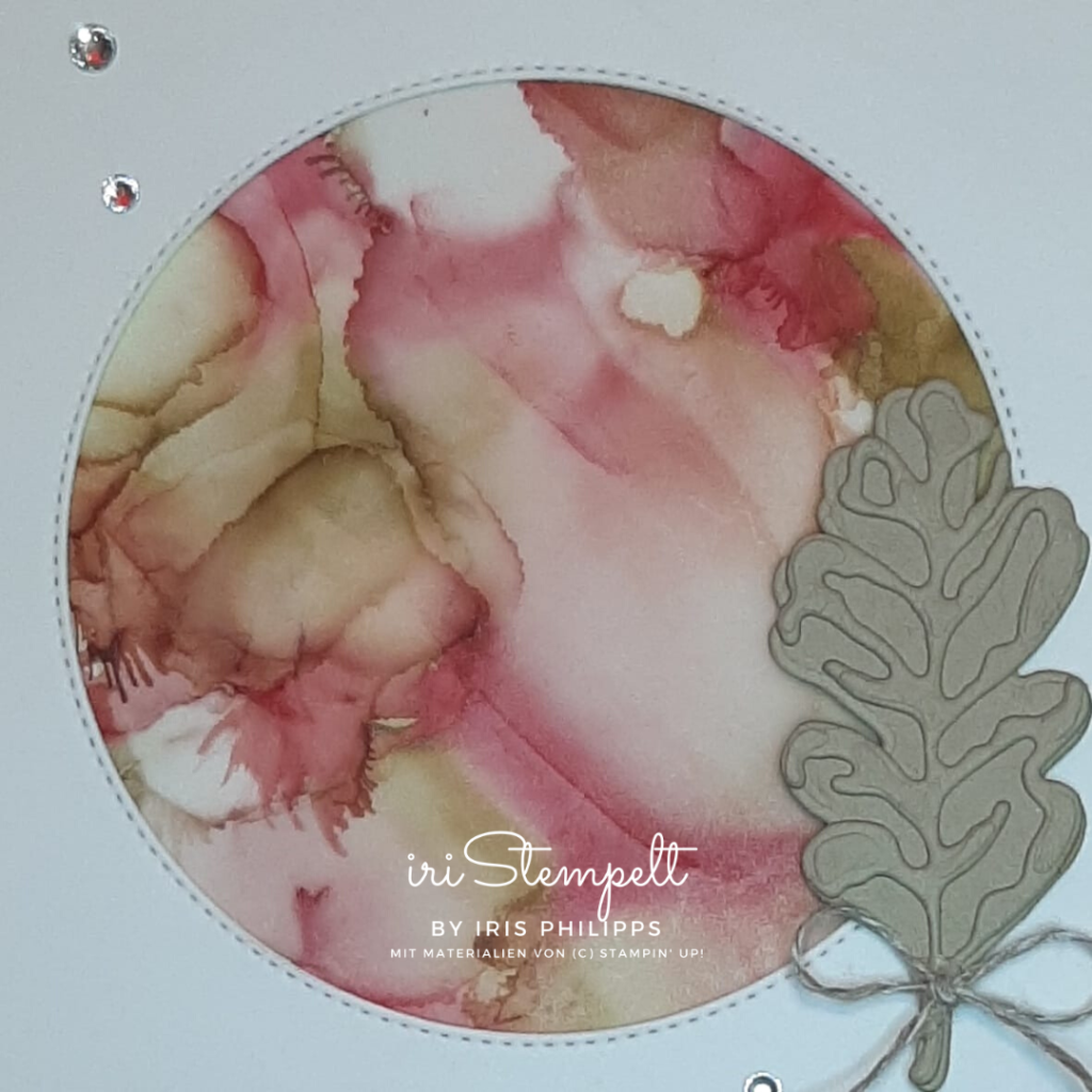 Happy Friday Blog Hop - Stempeltechnik - Alcohol-Ink-Technik