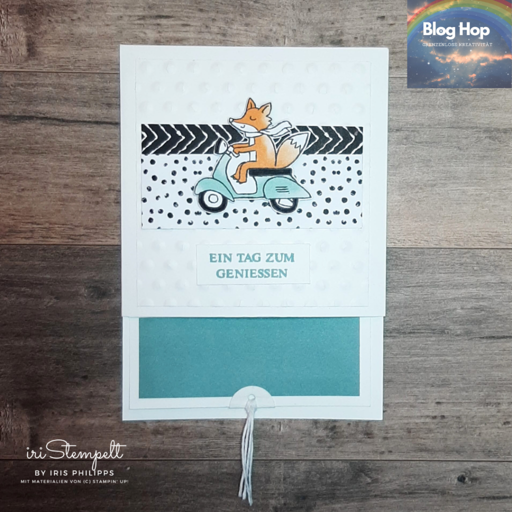 Blog Hop Grenzenlose Kreativität - Gutschein - "Pop Up Flap Card"