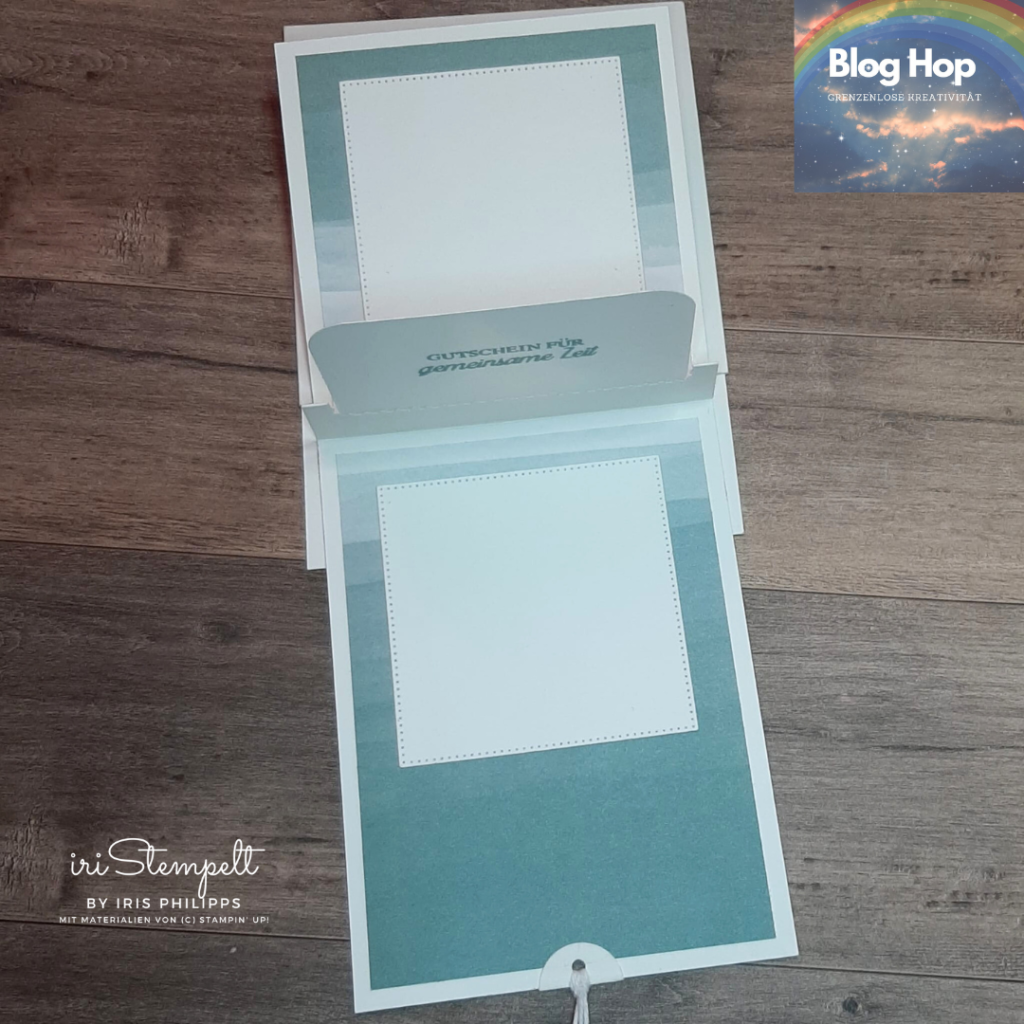 Blog Hop Grenzenlose Kreativität - Gutschein - "Pop Up Flap Card"