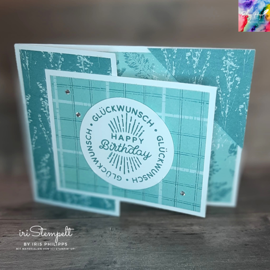 Blog Hop Tintenträume - Produktpaket oder Produktreihe - Geburtstagskarte mit dem Produktpaket "Runde Sache" aus dem Jahreskatalog